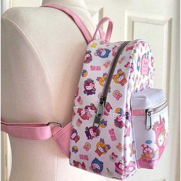 NWT Loungefly backpack Hello Kitty Hot Topic Sweet Monster Kawaii Kaiju Costume - Picture 3 of 10